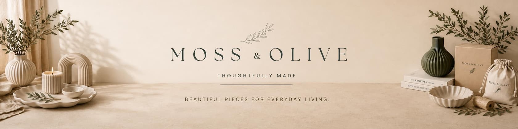 Moss & Olive studio pieces
