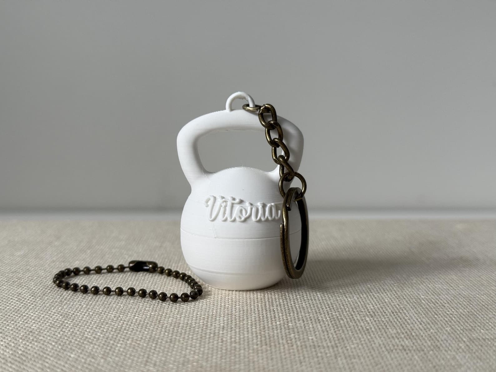 Personalised Kettlebell Ring Keeper